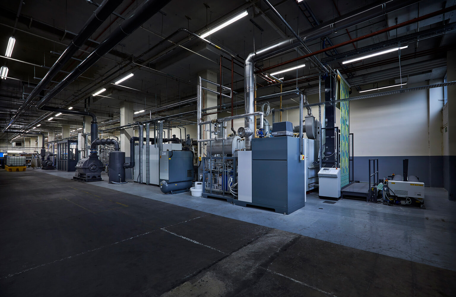 The full Colaris digital inkjet print line at Camira. © Camira