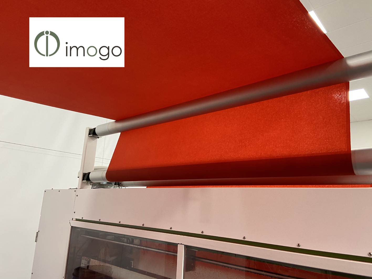 Imogo’s Dye-Max spray dyeing line has the potential to slash the use of fresh water, wastewater, energy and chemicals by as much as 90%. © Imogo