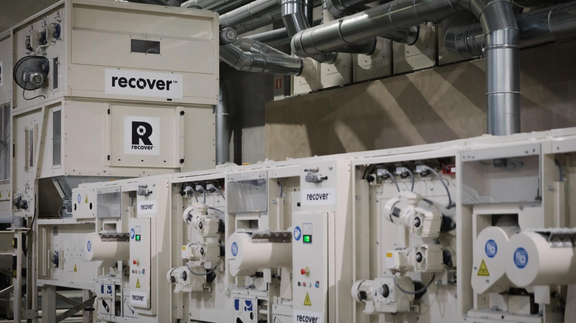 Recover proprietary recycling system. © Recover