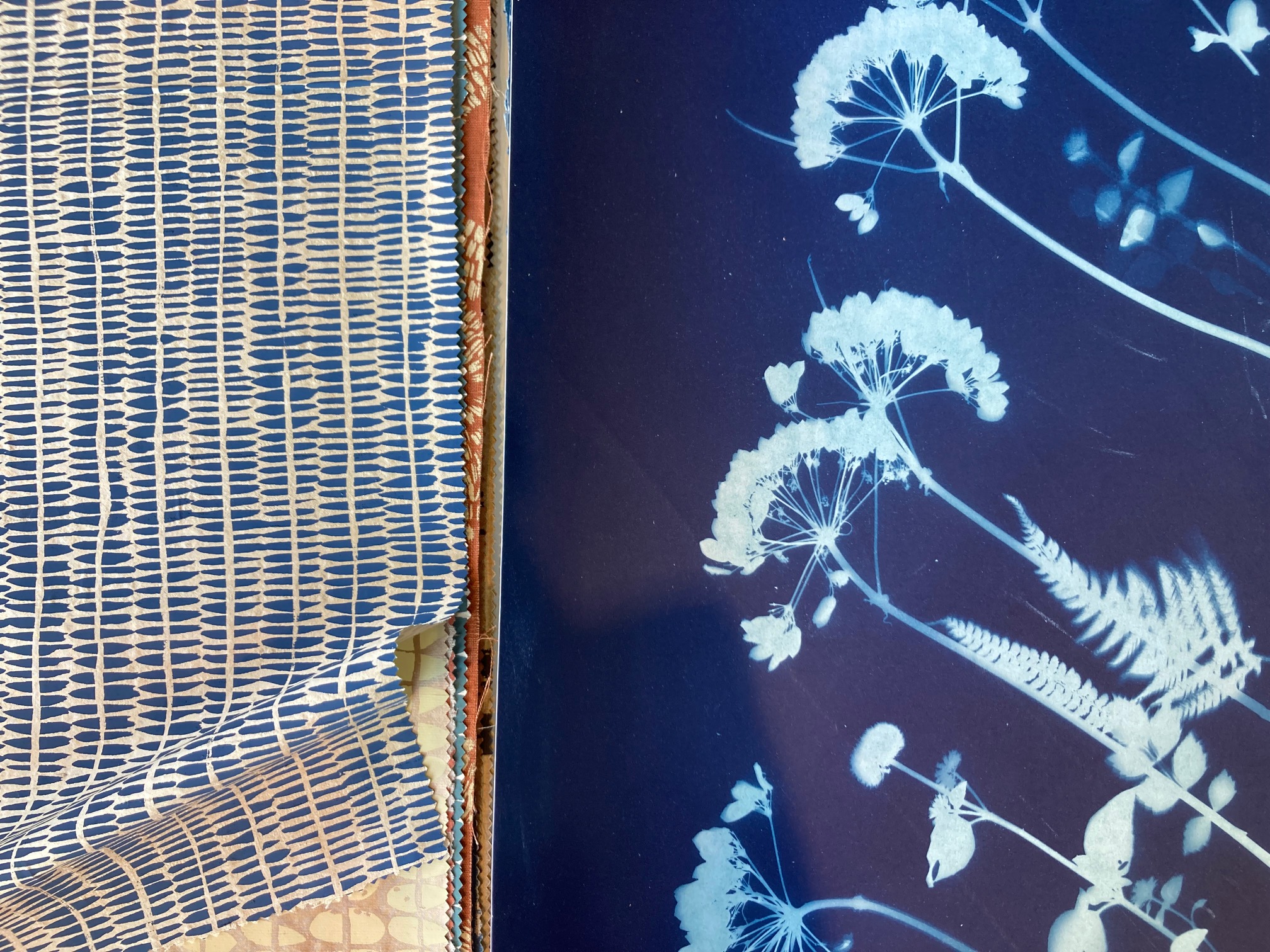 Details of Inkfabric photogram print designs. © Marie O’Mahony