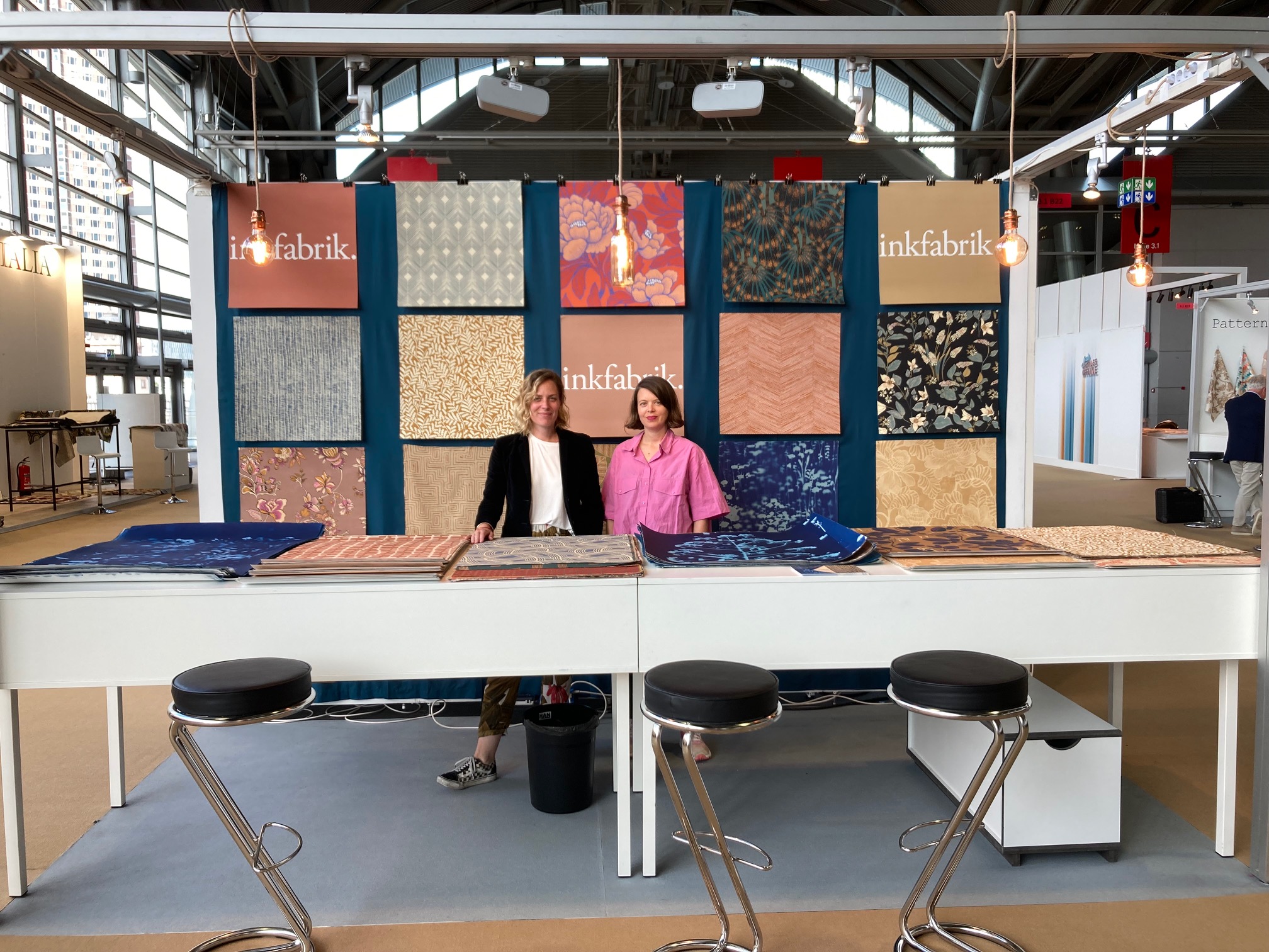 The Inkfabric booth at Heimtextil. © Marie O’Mahony