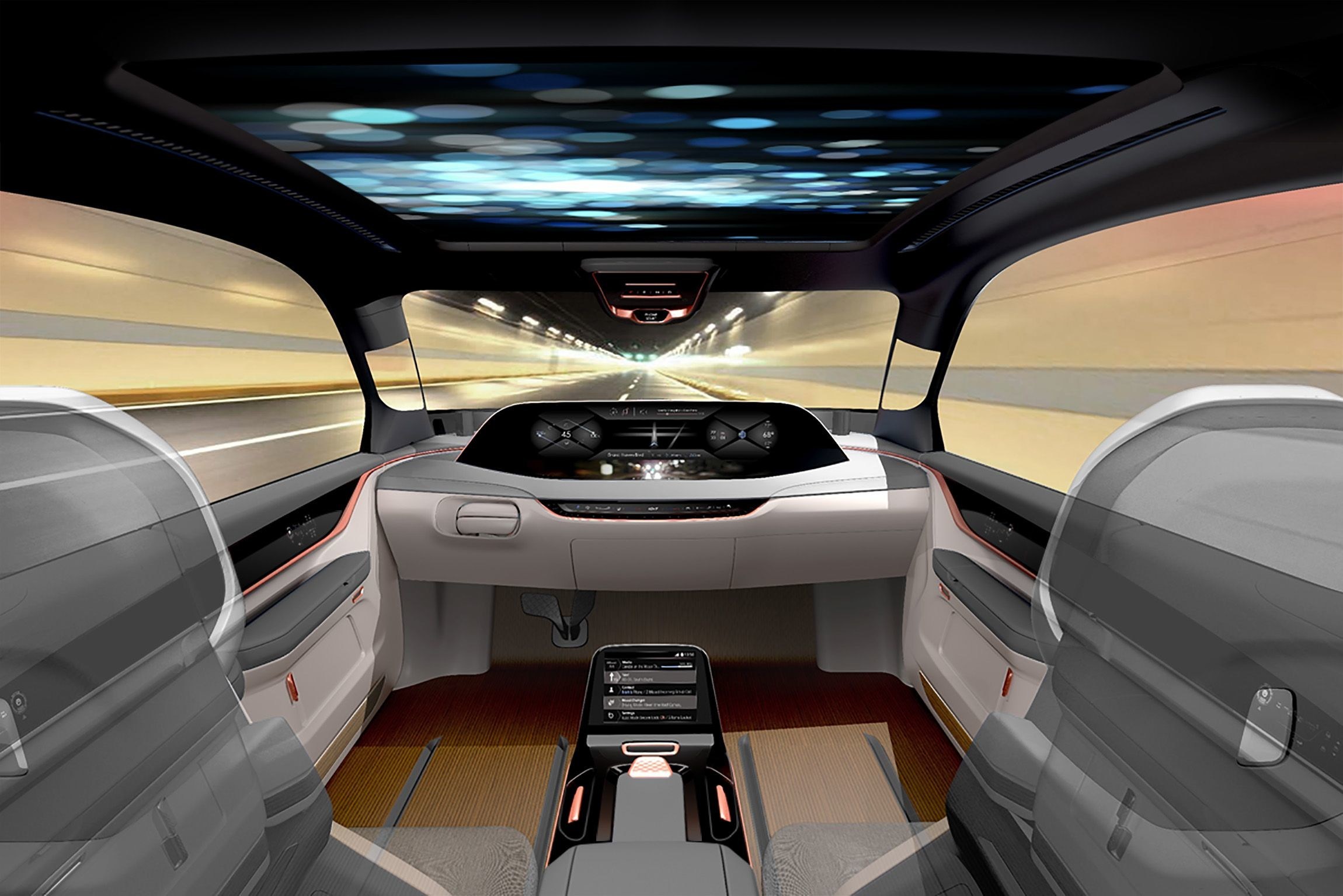 Yanfeng concept for the interior of tomorrow. © PRNewsfoto/Yanfeng Automotive Interiors
