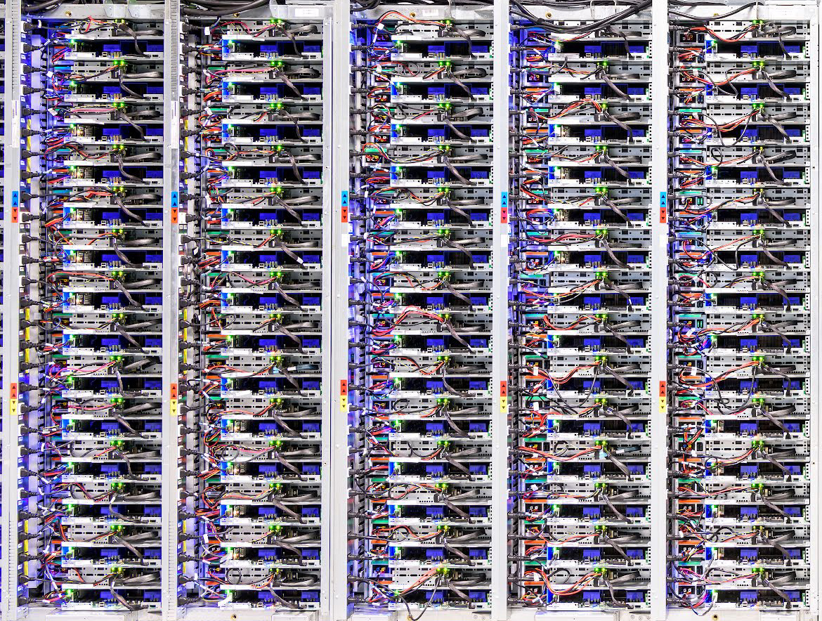 Effective air filtration prevents damage to the sensitive electronic equipment inside the data centres. © Google