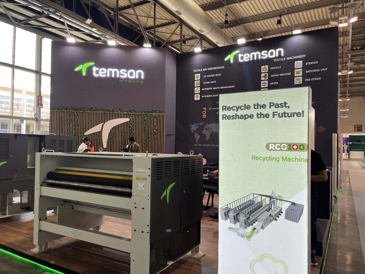 Turkey’s Temsan will commercialise the Säntis Textiles RC100 technology for recycling waste cotton. © A.Wilson