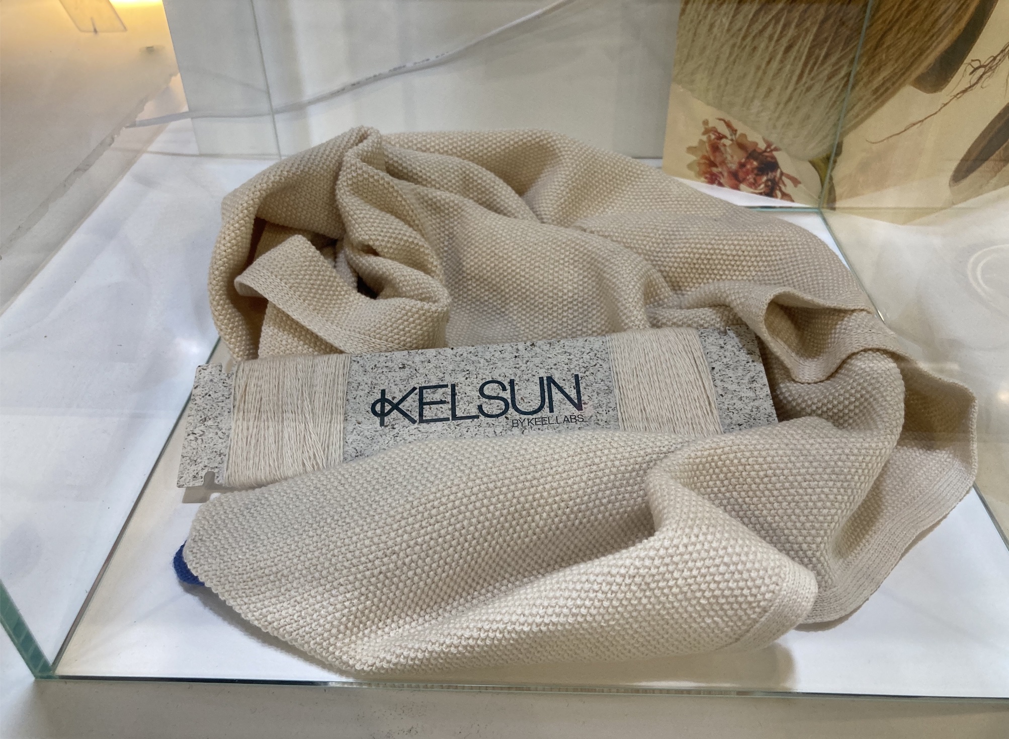 Kelsun by Keel Labs samples at Future Fabrics Expo © Anne Prahl