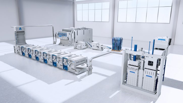 Andritz textile recycling line. © Andritz