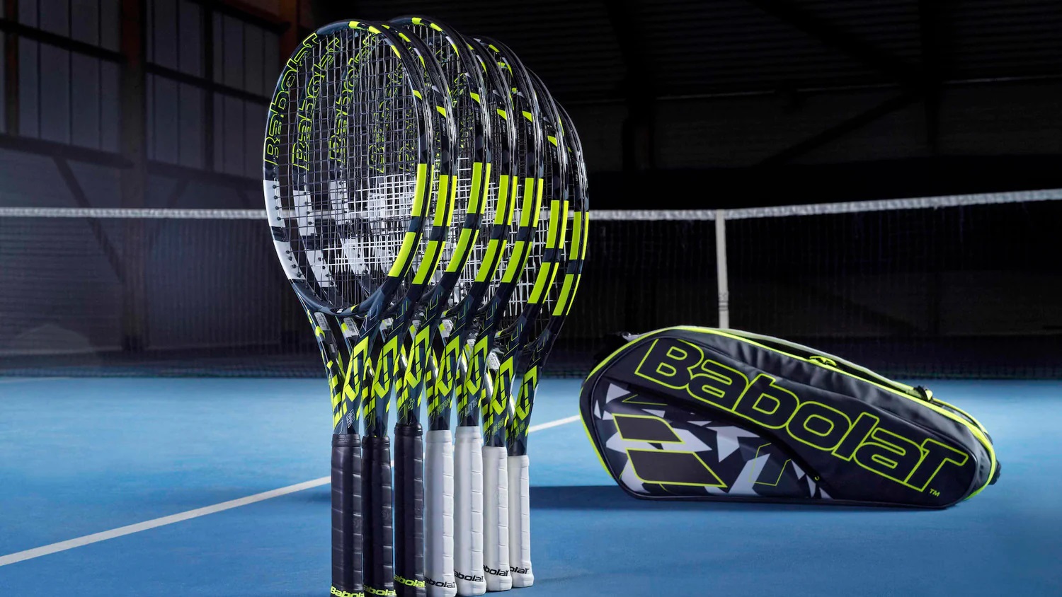 Babolat has recently incorporated a new flax technology called NF2-Tech into its latest range of Pure Aero racquets. © Babolat