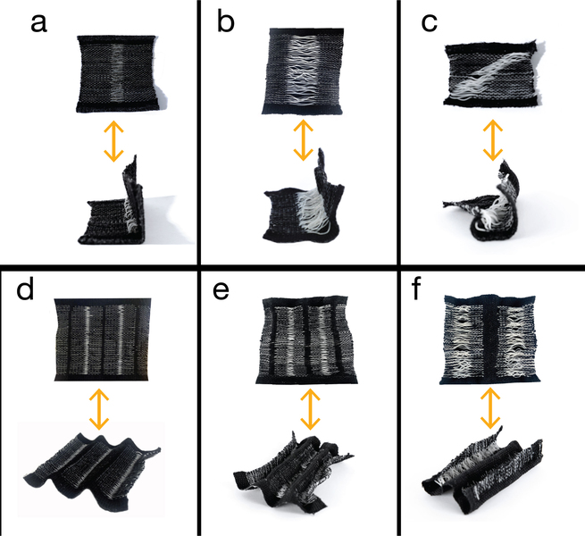 The fibre contracts in response to an increase in temperature, then self-reverses when the temperature decreases. © MIT