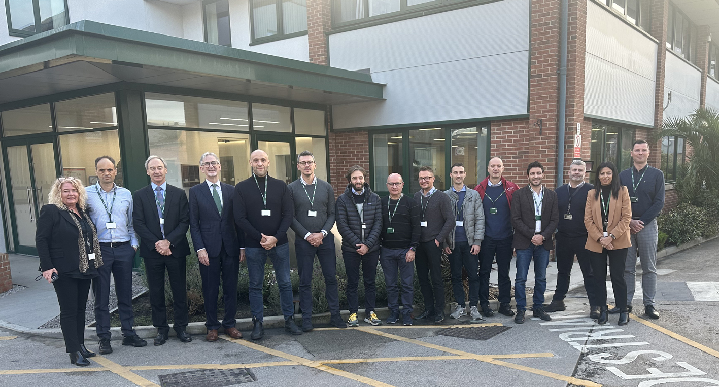 Teams from Lonati, Lubrogamma and Vickers during a recent meeting at the Vickers HQ in Leeds, UK. © Vickers Oils
