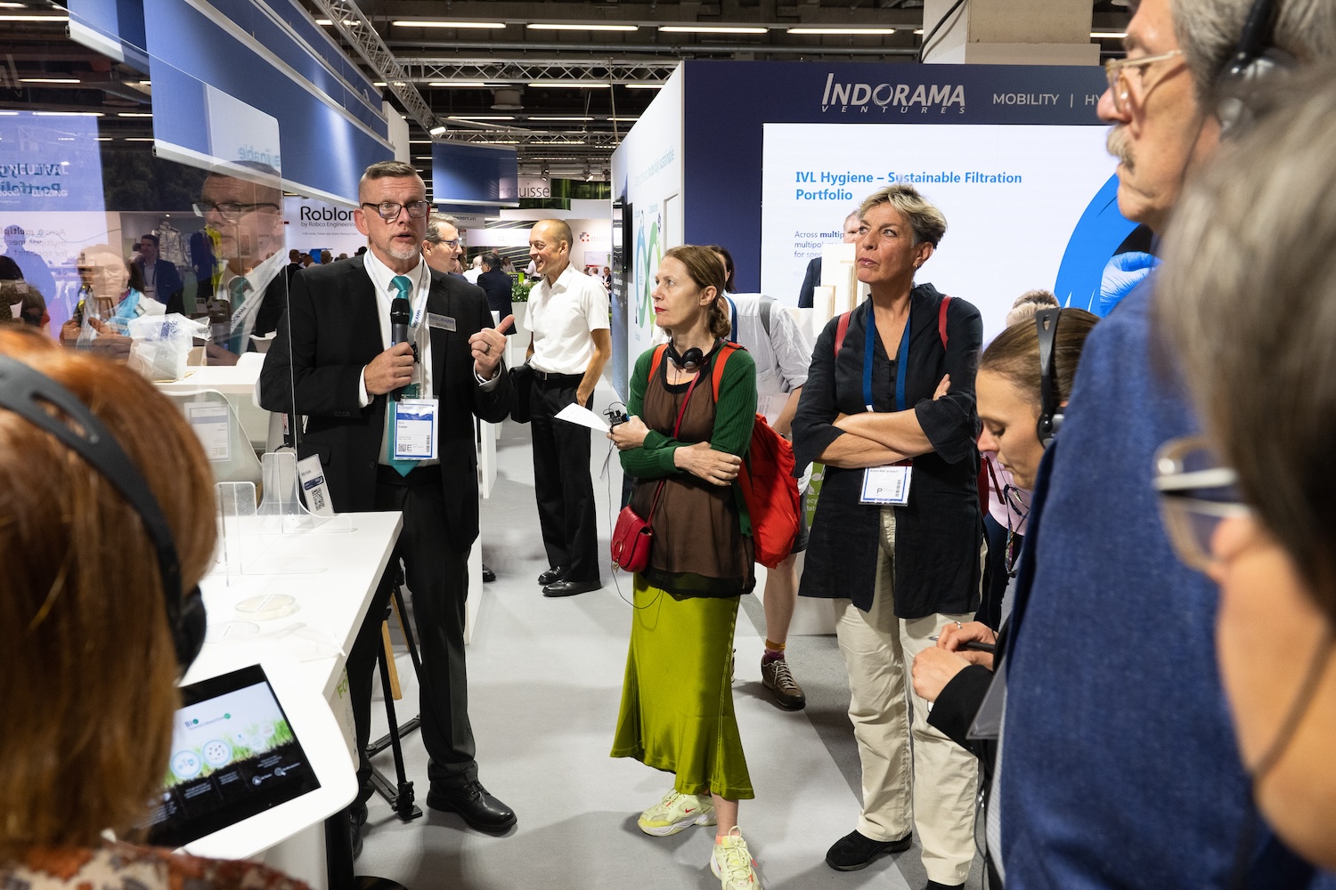 Press Tour of Techtextil and Texprocess. © Messe Frankfurt / Pietro Sutera