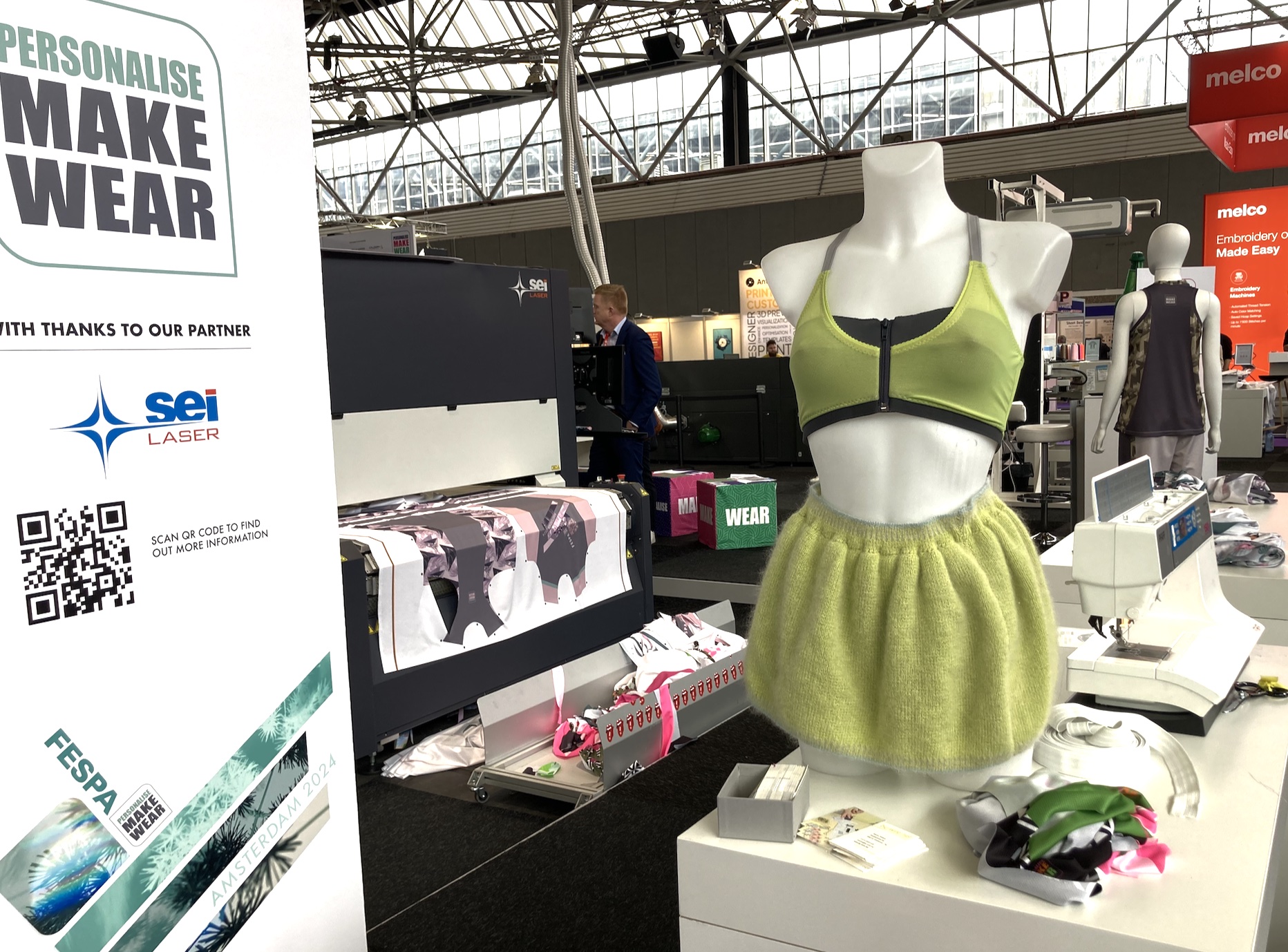 Personalise Make Wear smart factory at Sportwear Pro 2024. © Anne Prahl 