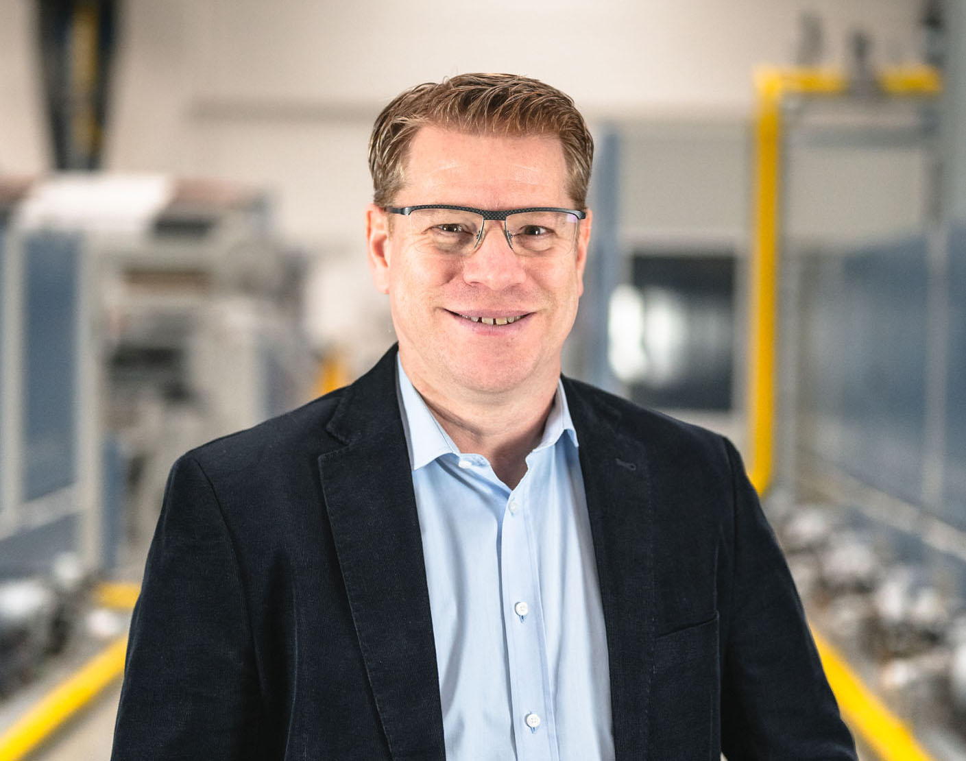 Monforts area sales manager and head of spare parts and Retrofits Achim Gesser. © Monforts