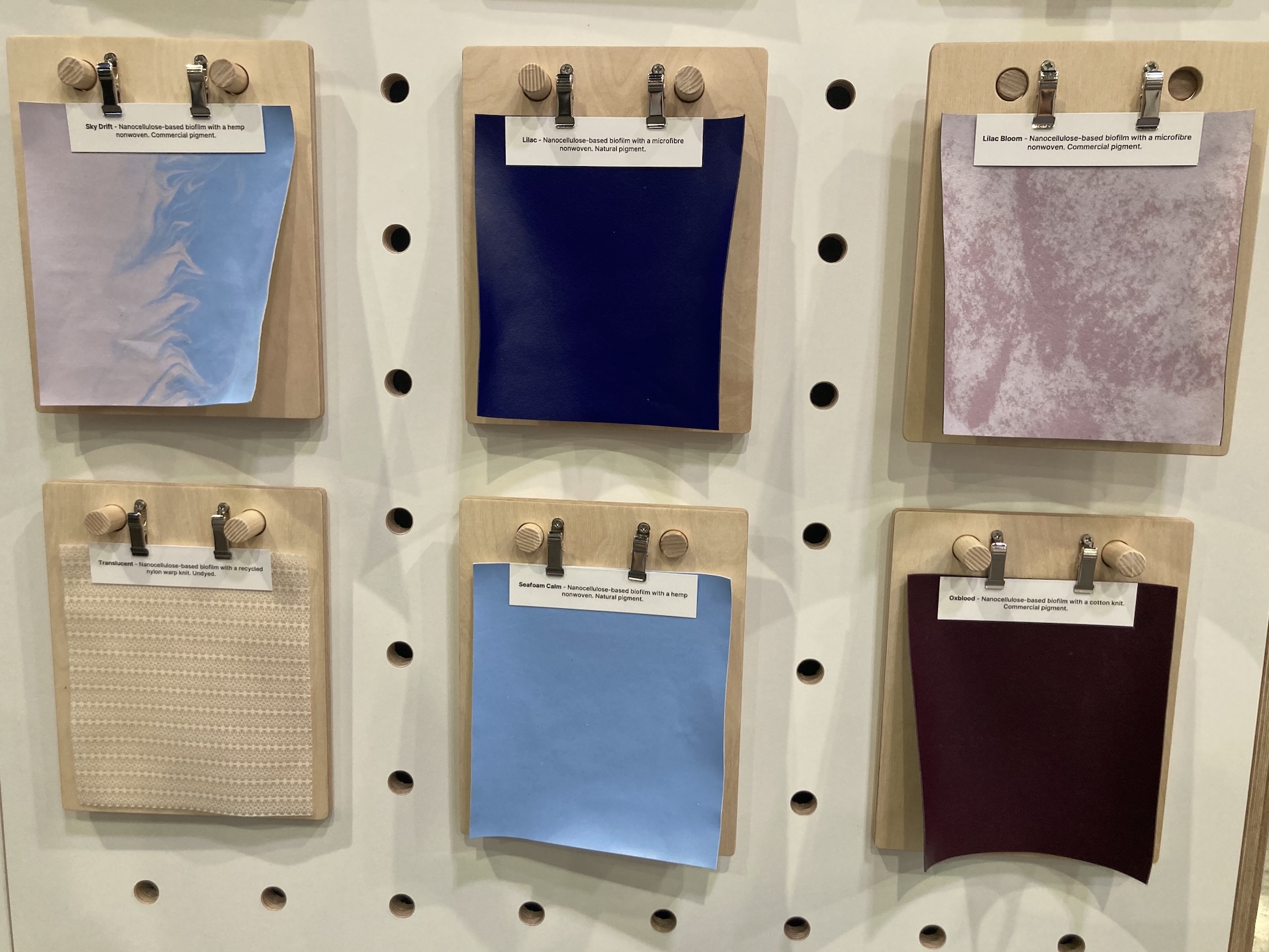 Modern Synthesis samples at Future Fabrics Expo 2025. © Anne Prahl