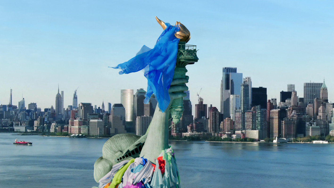 New York’s skyline gets the message