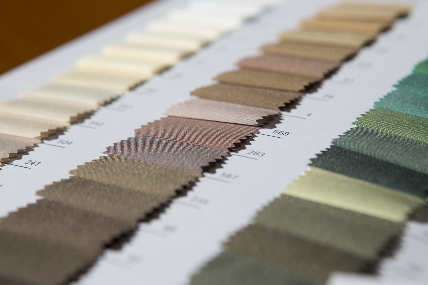 Linings are stocked in more than 1,000 colours with special finishing options for customers. © Monforts