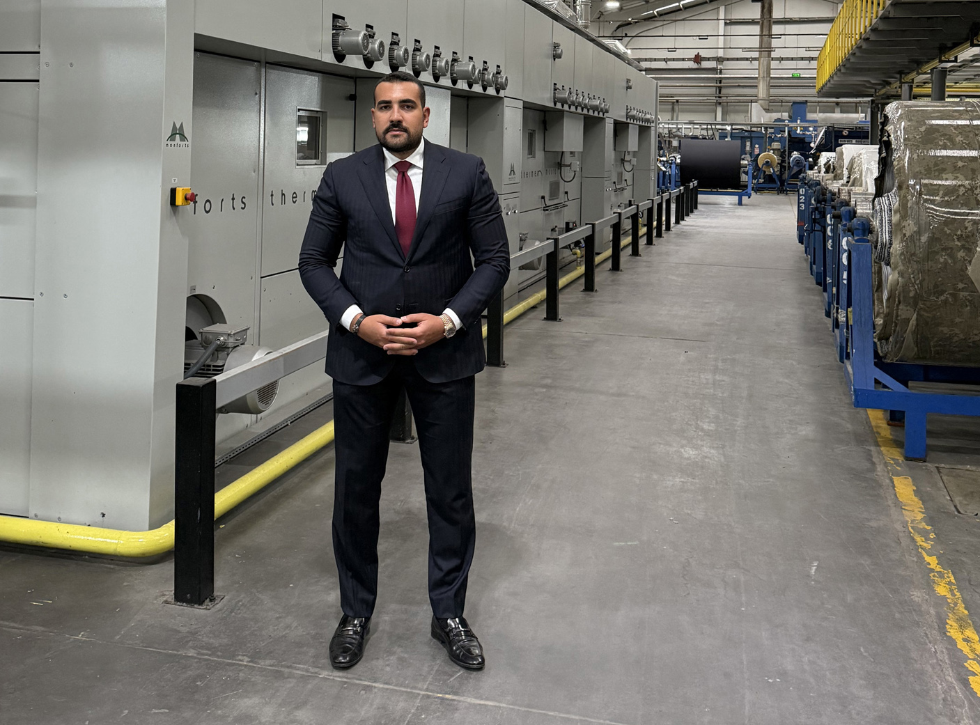 Altoteks owner Mehmet Ucar: “Monforts Thermex technology is one of the cornerstones of our expertise.” © Monforts