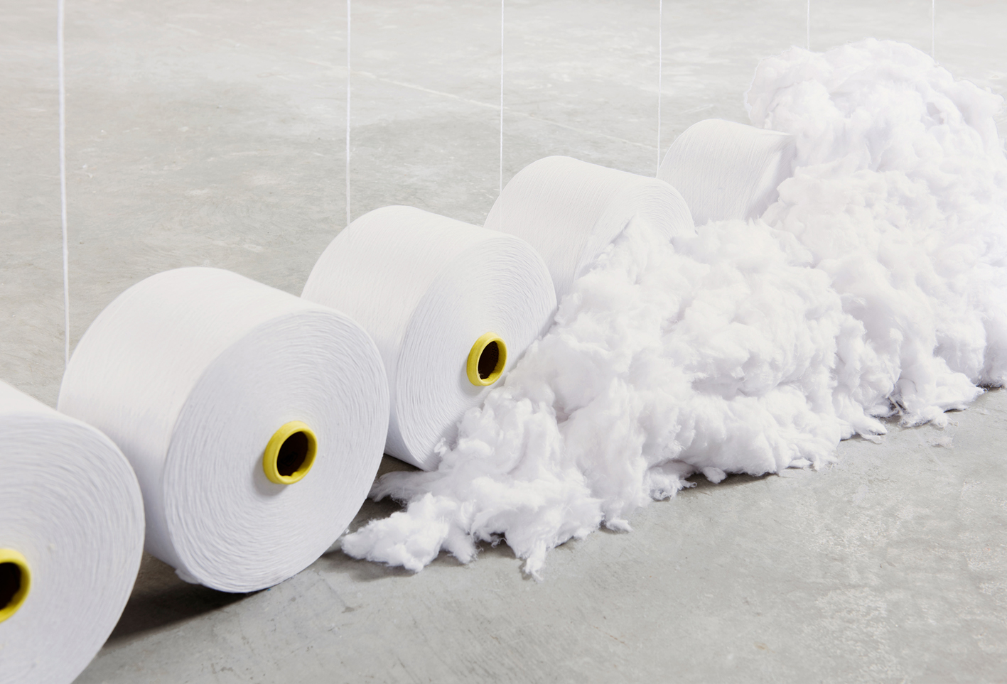 Rcotton recycled cotton fibre. © Recover