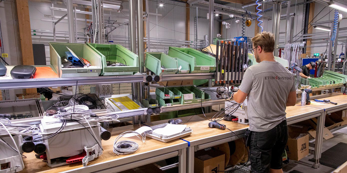 The new Eton Systems production facility was inaugurated in Nordskogen in 2024. © Eton The new Eton Systems production facility was inaugurated in Nordskogen in 2024. © Eton