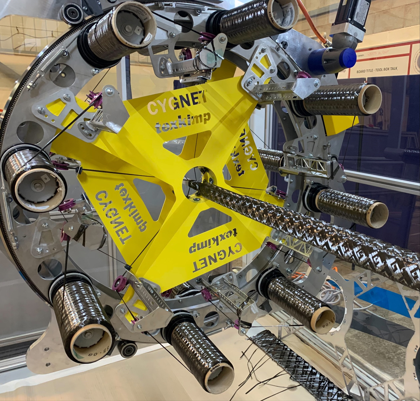 Cygnet Texkimp’s multi axis winder. © Cygnet Texkimp