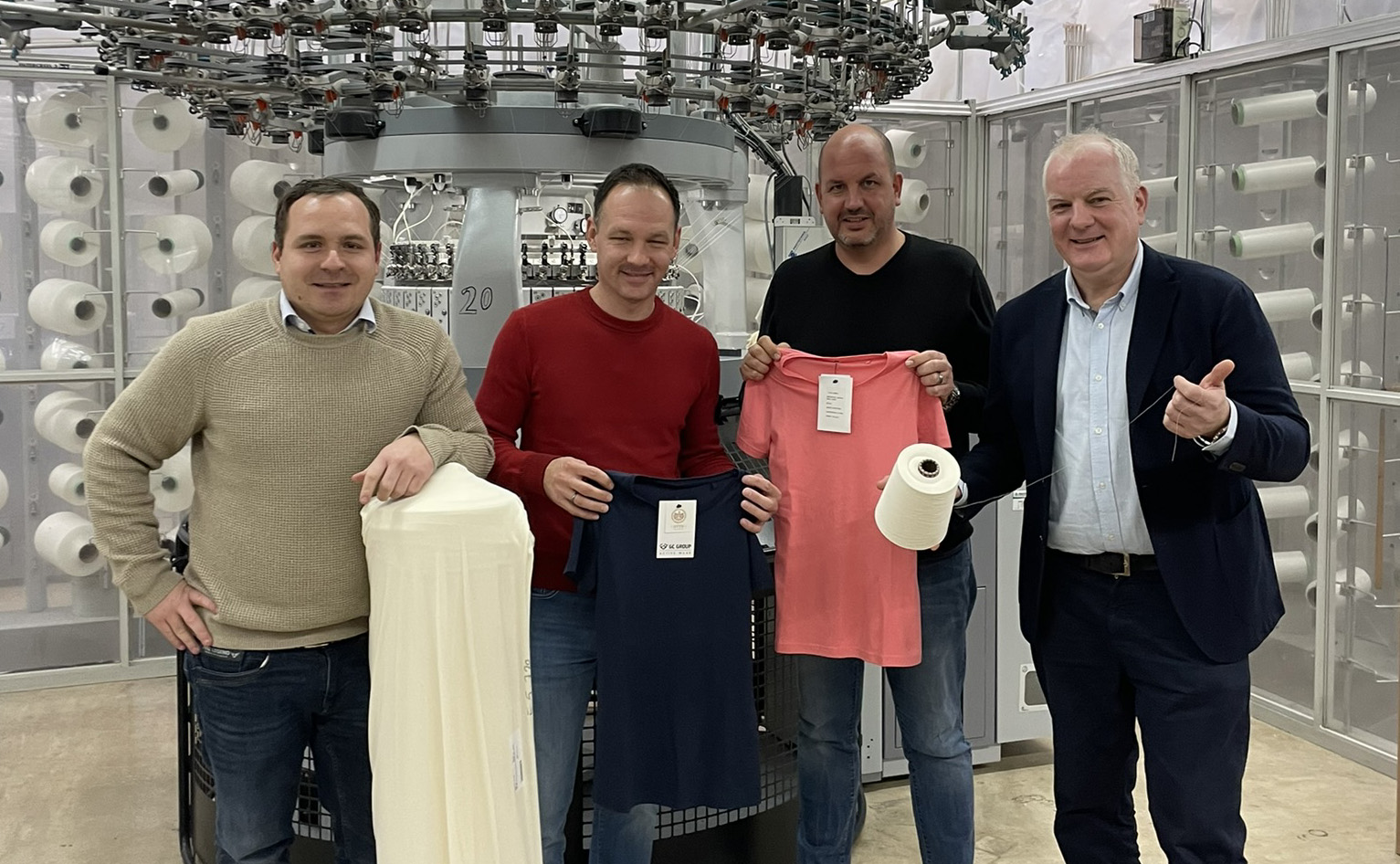 Patrick Herter, Sebastian Keller Christian Weiss and Andreas Merkel. &copy; Lokalstoffmacher