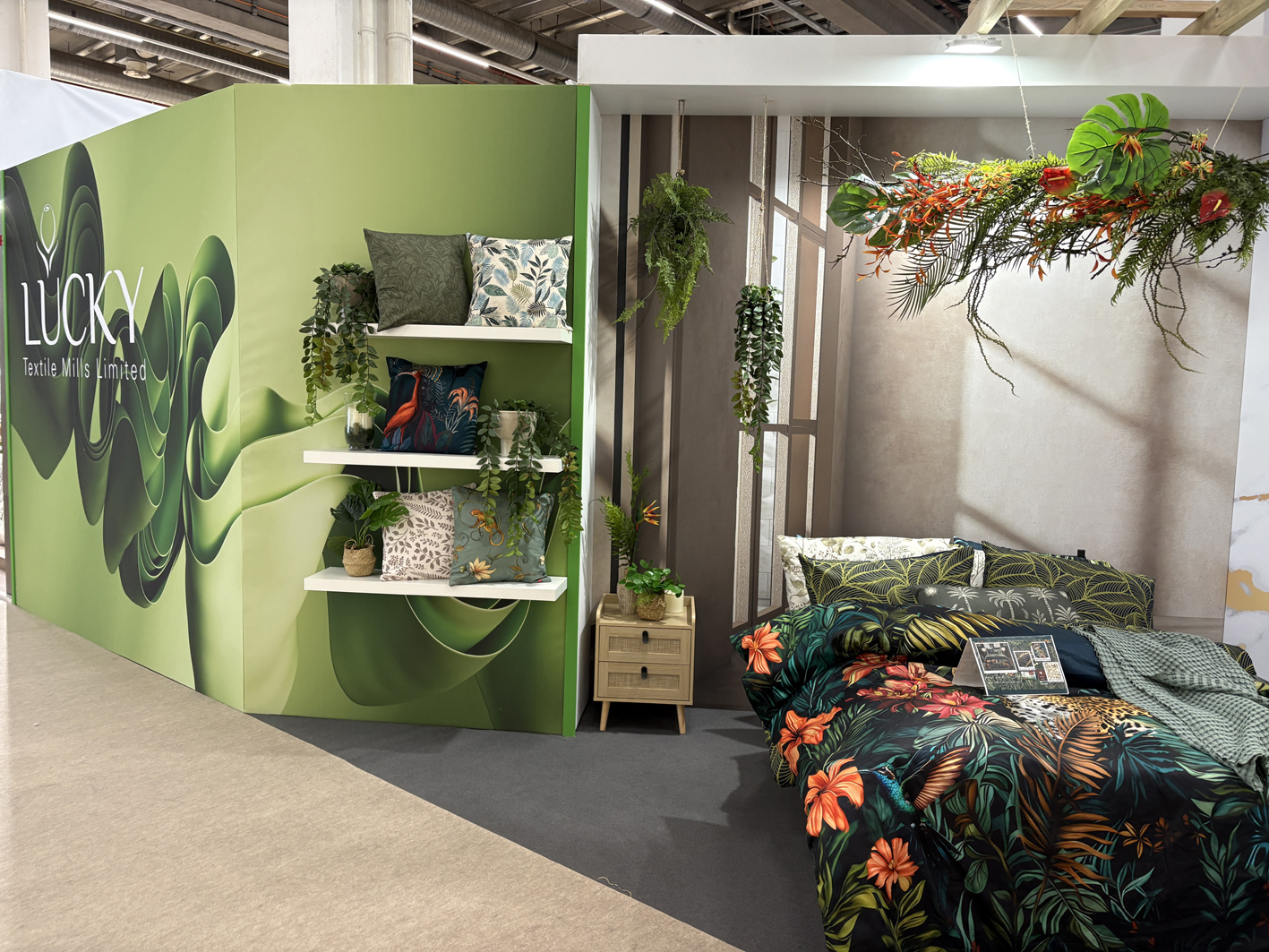 Lucky Textile Mills at the Frankfurt show. &copy; Monforts