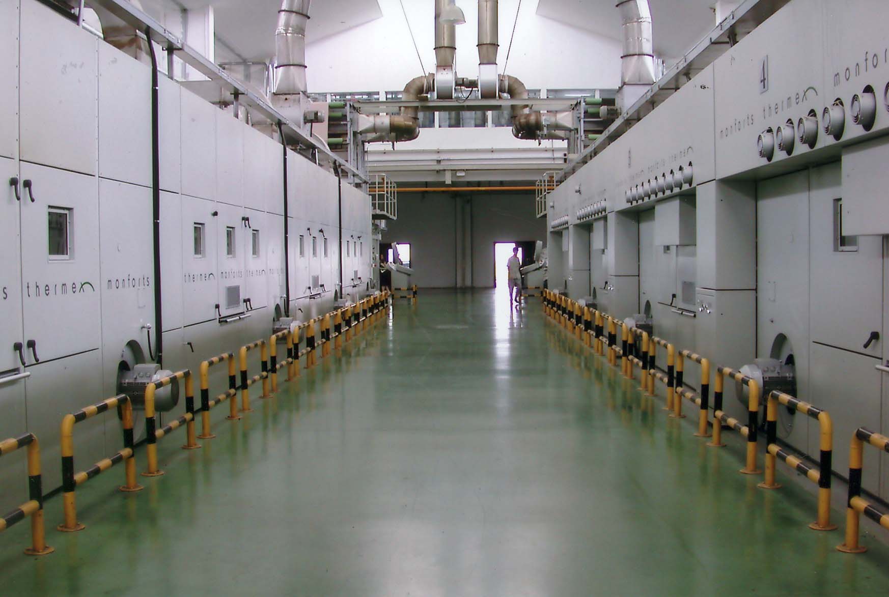 Monforts THERMEX dyeing ranges at Lucky Textile Mills. &copy; Monforts