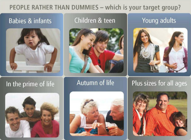 People rather than dummies – which is your target group? © Hohenstein Institute