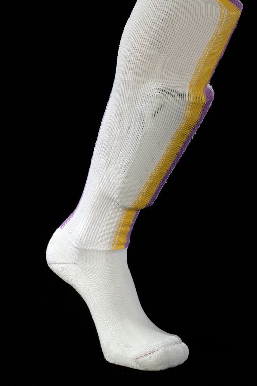 Shin-guard sock outside view