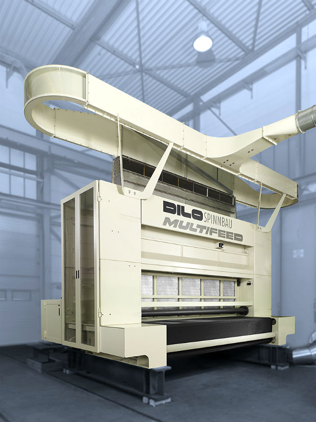 DiloSpinnbau – MultiFeed card feeder. © DiloGroup 