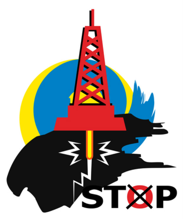 Stop fracking. © Valerii Matviienko | Dreamstime.com