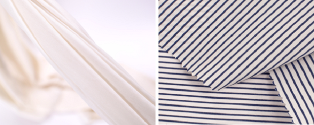 At Intertextile, woven Monocel shirt fabrics are being presented in a variety of colour combinations and structures. © NÃ¥nkÃ¥tÃ¥n 