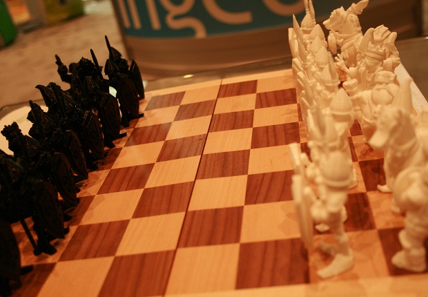 3D printed chess. © Adrian Wilson