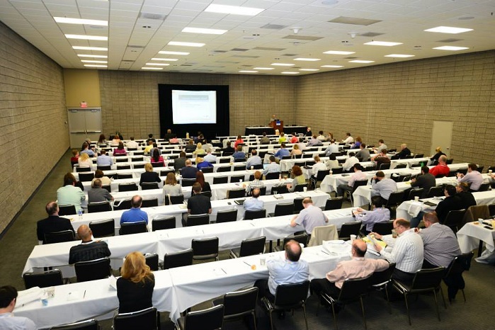 Over 2,000 attendees visited symposium sessions, where they were able to interact with presenters creating an open dialogue exchange of knowledge. © Messe Frankfurt/ Techtextil North America