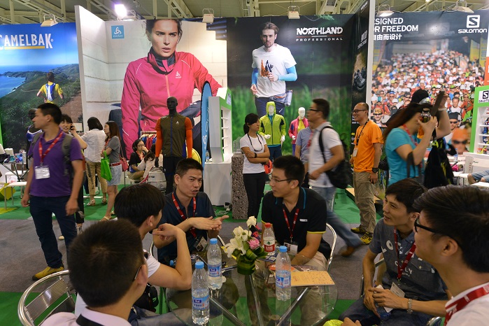In 2014, the number of exhibitors was about the same as the previous year and visitors totalled 17,298 industry professionals. © Messe Friedrichshafen/ Asia Outdoor 