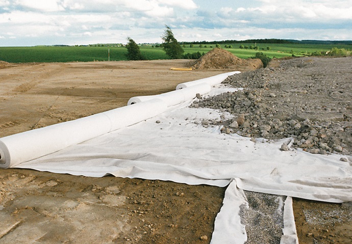 Needled geotextile. © DiloGroup