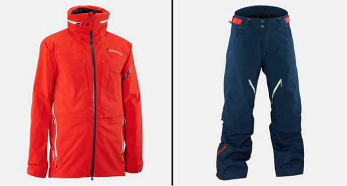 Peak Performance Heli Aero Jacket and Pants. Image © Peak Performance.