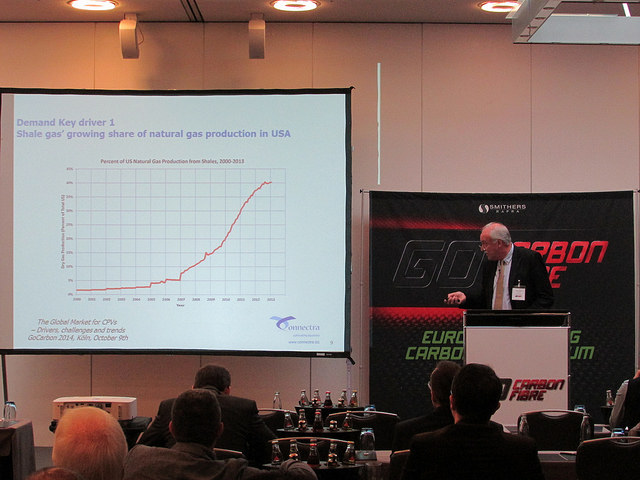 The final session of the day featured an in depth look at the chemistry of carbon fibre precursors. © Smithers Events / GOCarbonFibre 2014