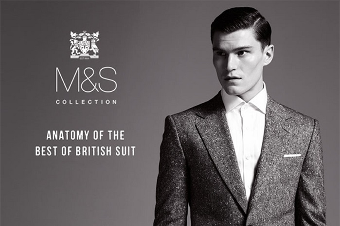 Mark Yates, head of innovation and quality for M&S Menswear, said that the company was now taking British fabric very seriously. © M&S 