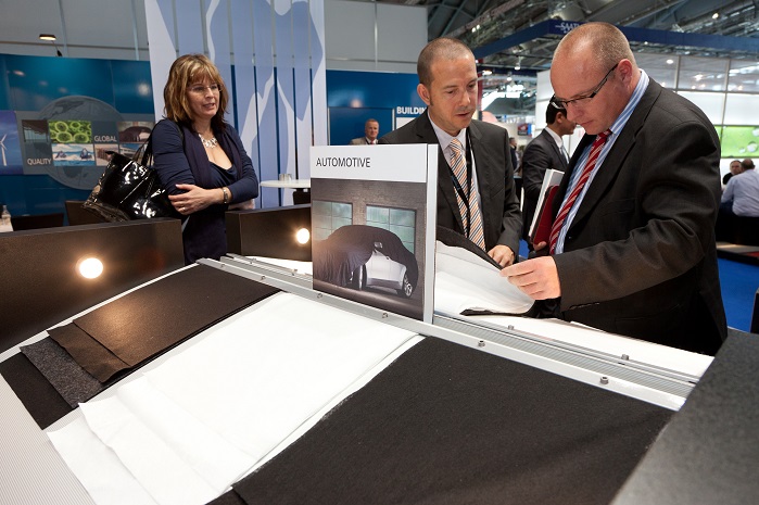 Automotive nonwoven, Fibertex. © Messe Frankfurt Exhibition GmbH/Jean-Luc Valentin