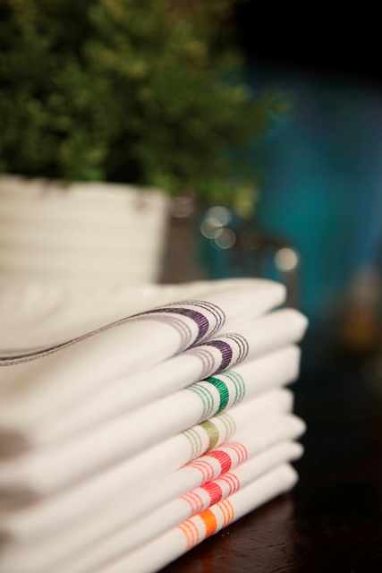 The Signature by Milliken portfolio of table linens includes the Repreve brand of recycled fibre. © 2015 Milliken & Company