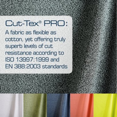 Cut-Tex PRO cut resistant fabric now available in range of colours