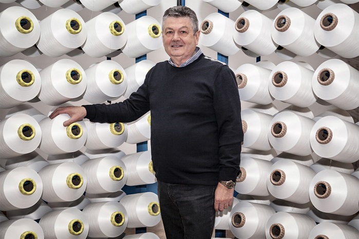Marino Garosi, President and co-founder of Fulgar, an international leader in the synthetic fibre market.© Fulgar