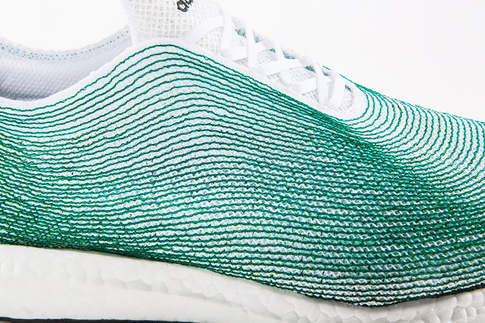 An innovative footwear concept developed as part of the collaboration between adidas and Parley for the Oceans. © adidas 