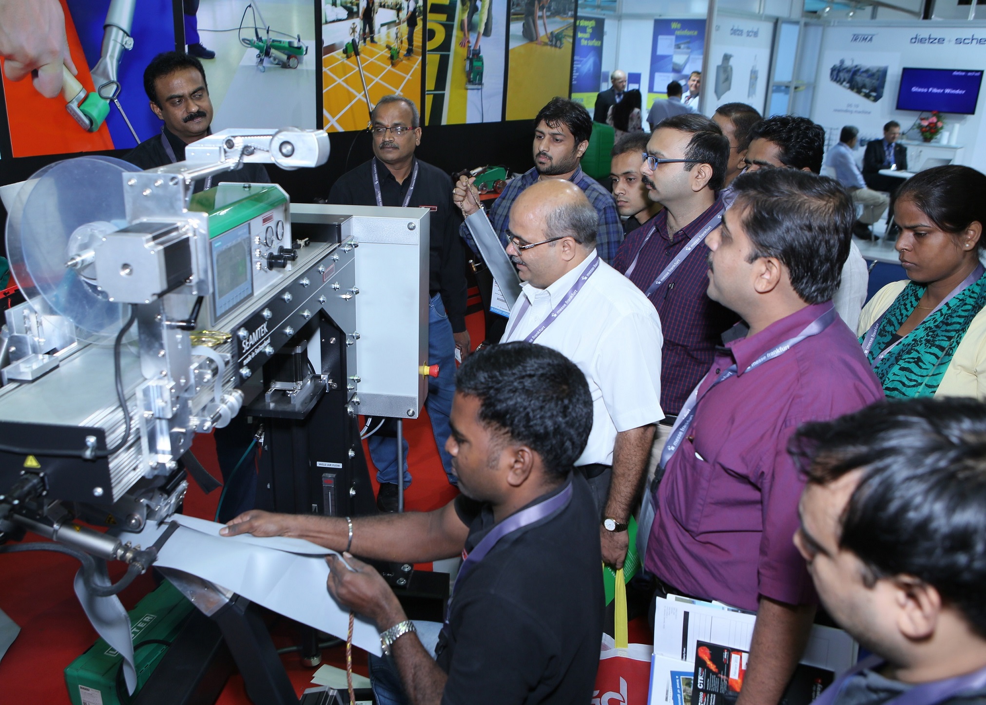 Techtextil India celebrated its 5th edition as India’s largest exhibition for the technical textiles and nonwovens industry. © Techtextil India