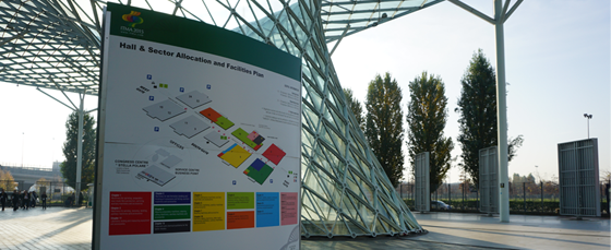 ITMA 2015 features a larger exhibition, with net exhibit space of over 108,000m2, occupying 11 halls of the Fiera Milano Rho fairgrounds. © ITMA/CEMATEX 