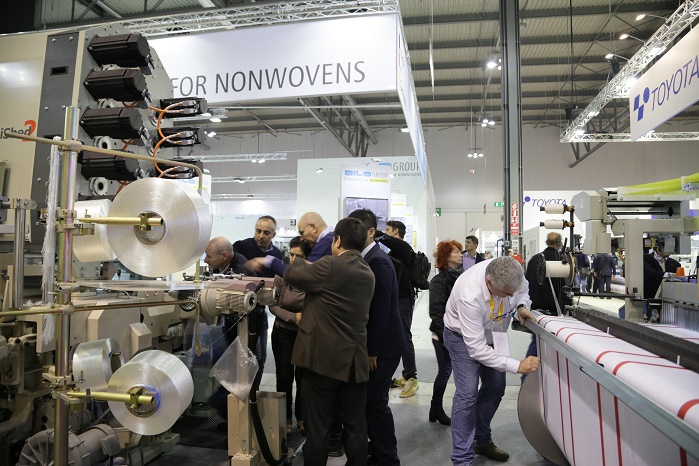 ITMA 2015 featured exhibits from the entire textile and garment making value-chain spread over 108,268 square metres of net exhibition space. © ITMA 2015