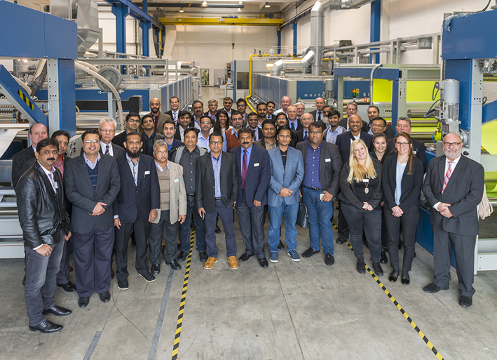 Another finishing specialist, Monforts, meanwhile organised an open day tour of its Advanced Technical Centre in Germany for customers en-route to Milan from Bangladesh, India, Indonesia and Pakistan just prior to ITMA opening. (c) Monforts