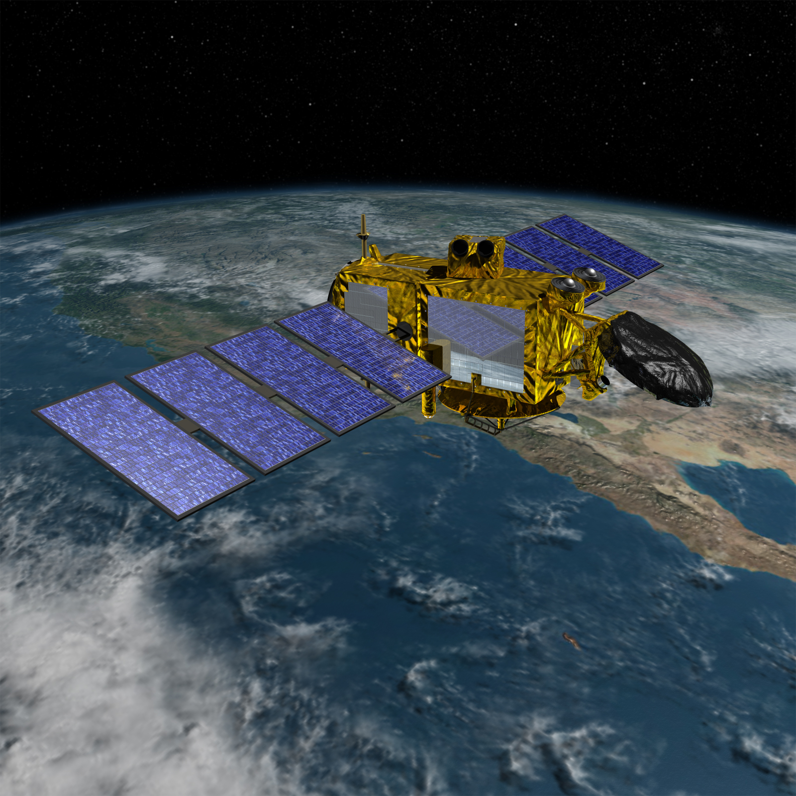 The Advanced Microwave Radiometer is part of the Jason-3 mission and was successfully launched on 17 January 2016. © NASA/JPL-Caltech 