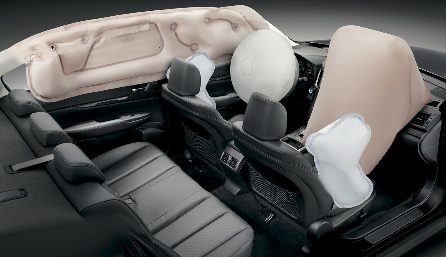 Subaru airbags. © Subaru