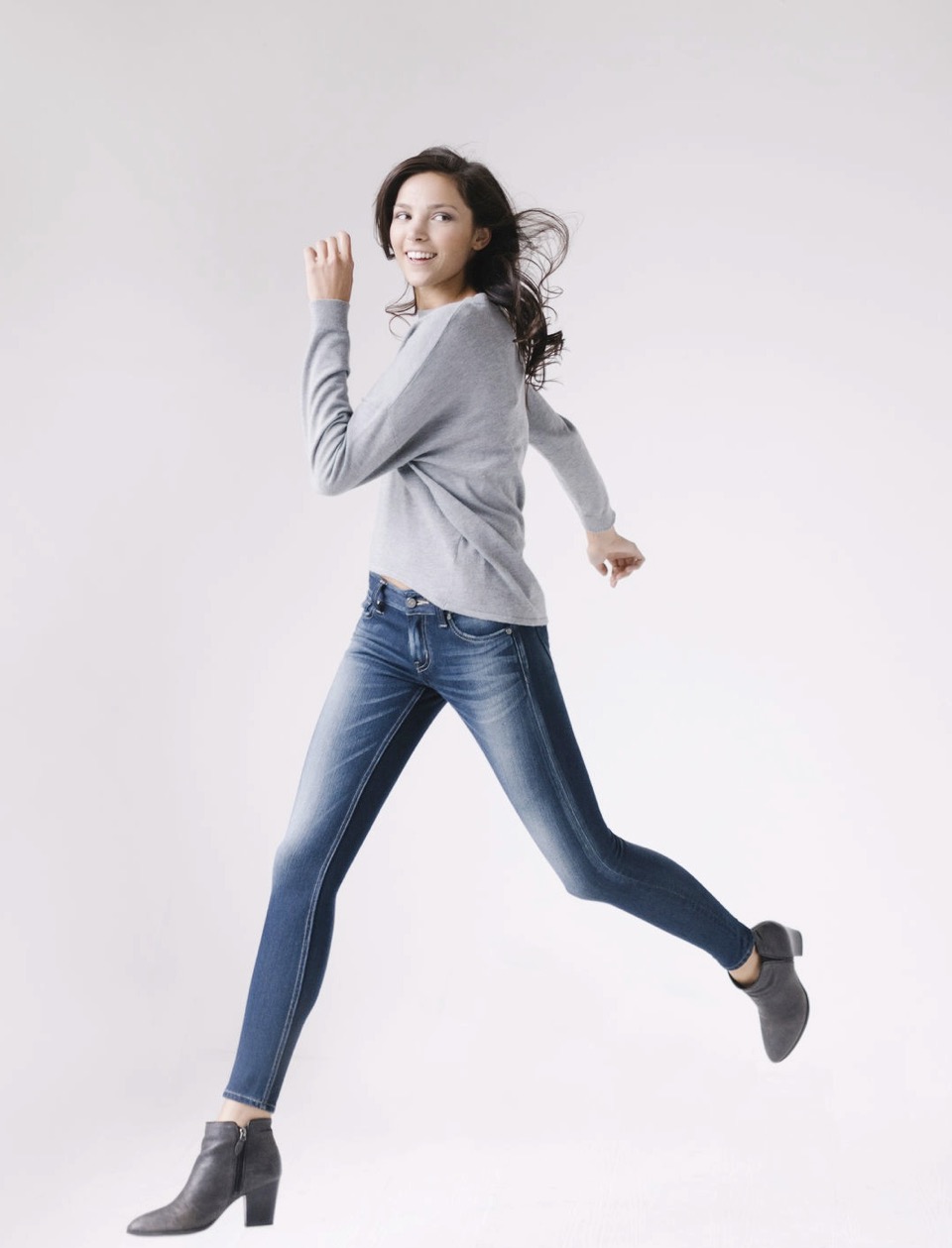 Fabrics made with Invista’s new knit denim technology can qualify for different Lycra brands. Shown here are everyday jeans made with the Lycra brand. ©  Invista